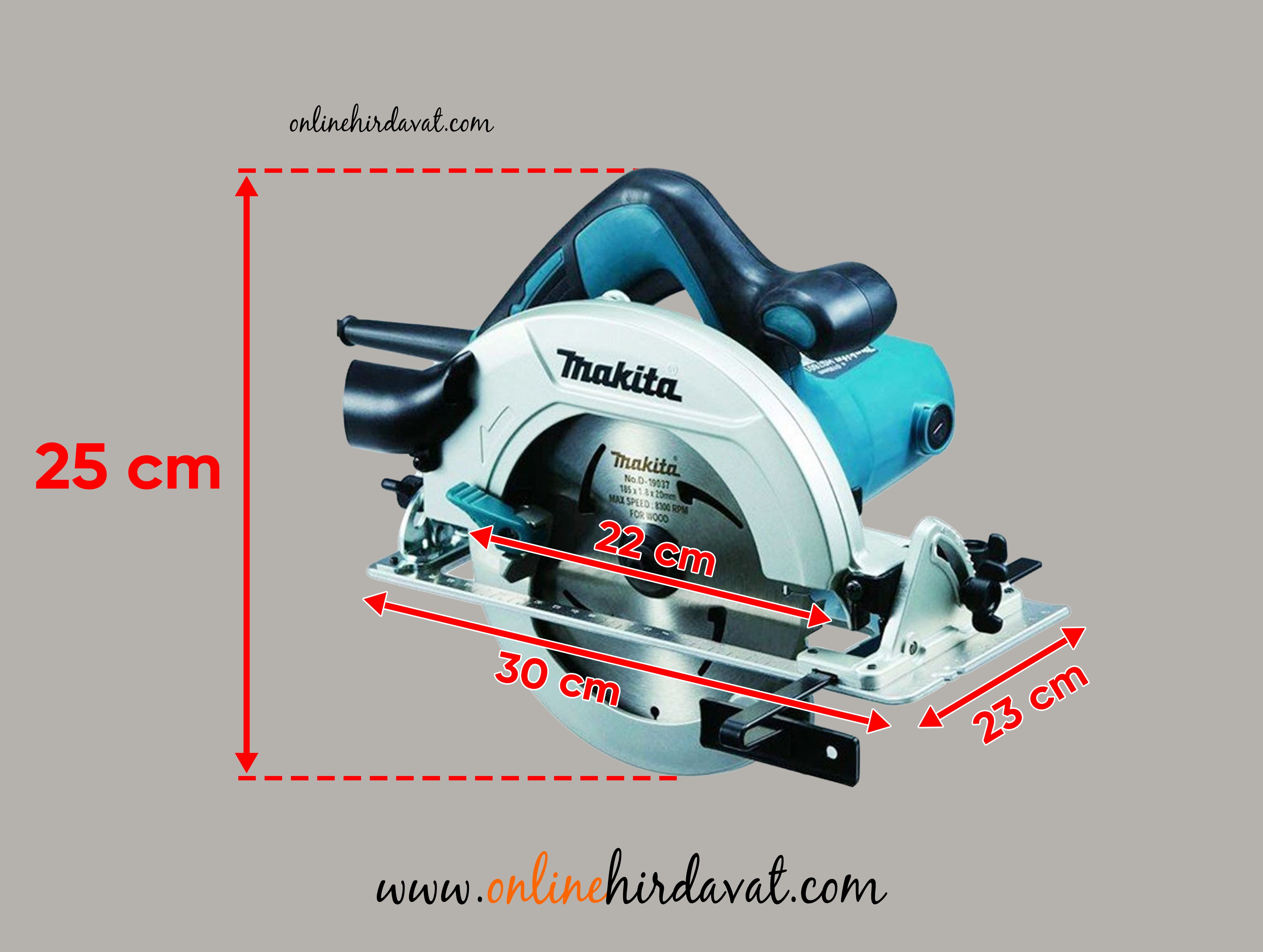 Makita HS7601 190 mm Sunta Kesme Makinesi